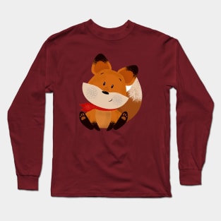 Cute Fox Animal Long Sleeve T-Shirt